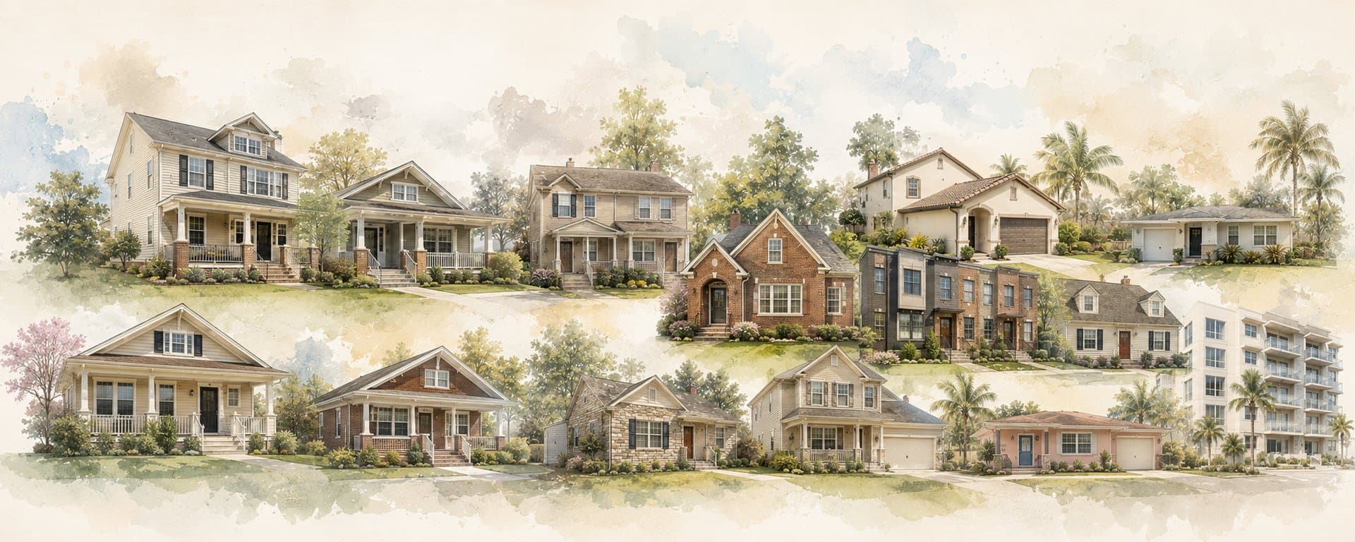 Homes in a welcoming community
